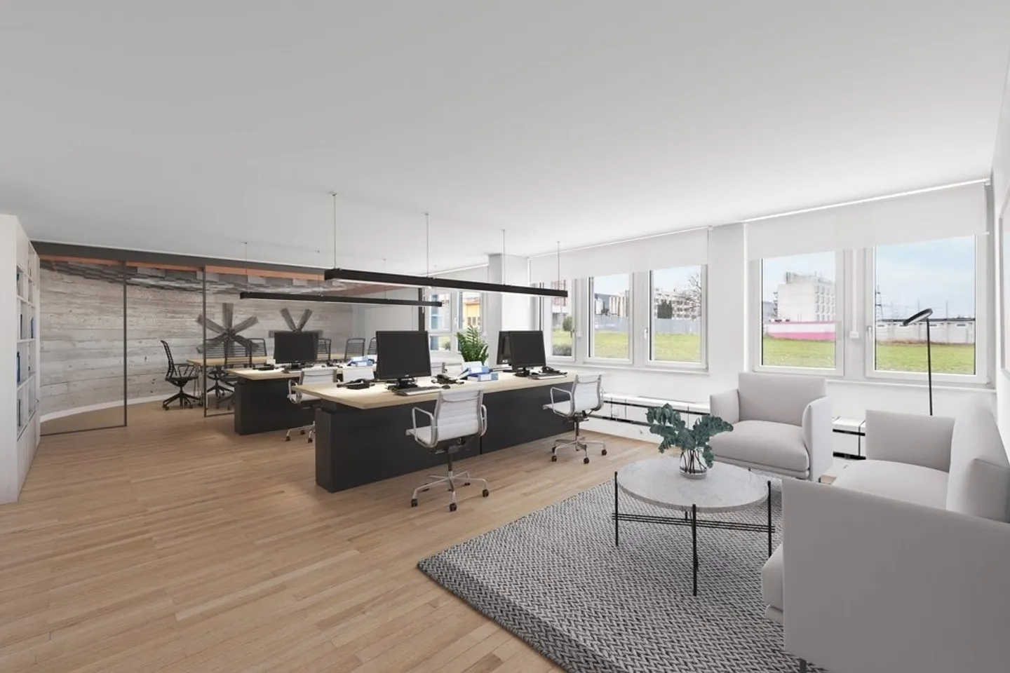 Uffici modulari in affitto - circa 480 m2 vicino all'aeroporto - Foto 2 di 7