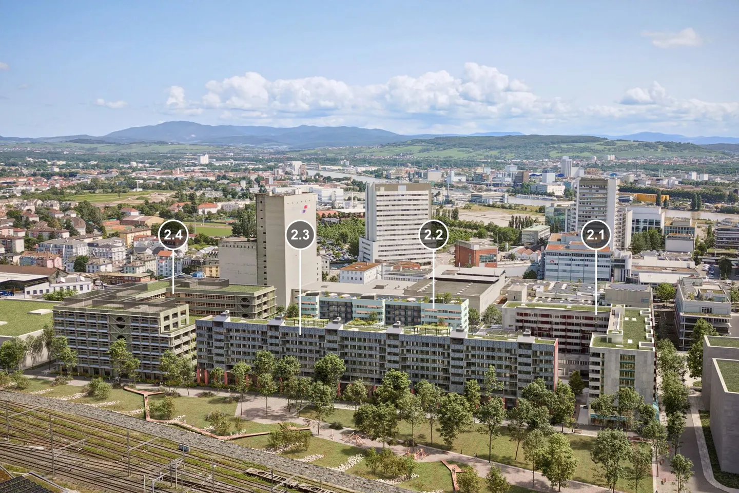 Volta Basel - Spazio di vendita attraente (C260, Retail/Servizio) nel progetto di nuova costruzione - Foto 4 di 5