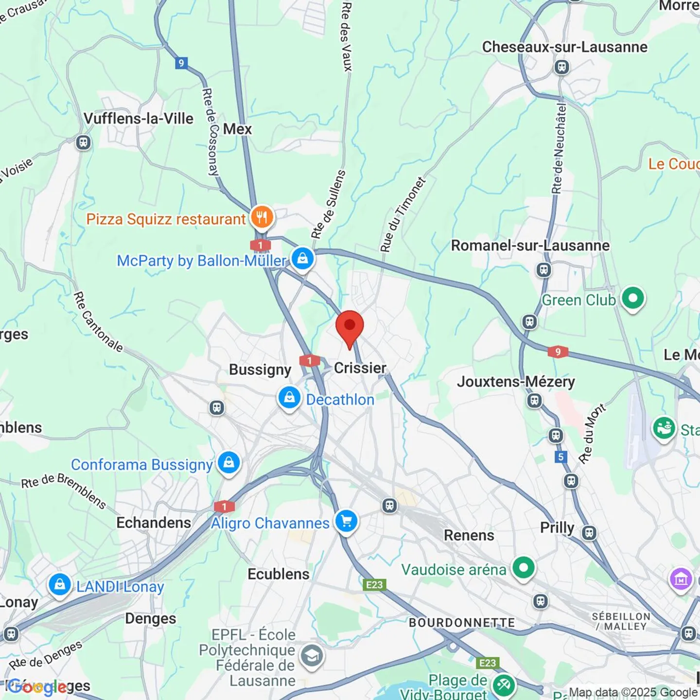 Spazio di magazzino di 218 m² in affitto – Rampa di carico – Esparcette 5, Crissier - Foto 2 di 2