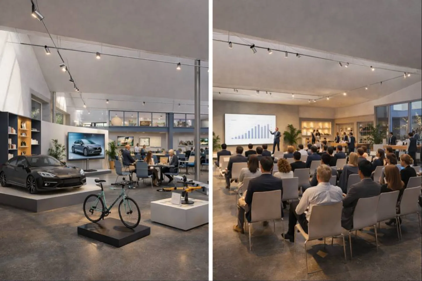 Espace commercial polyvalent avec hall de shed spacieux (340m²) et bureau (70m²) à Bâle - Photo 4 sur 12