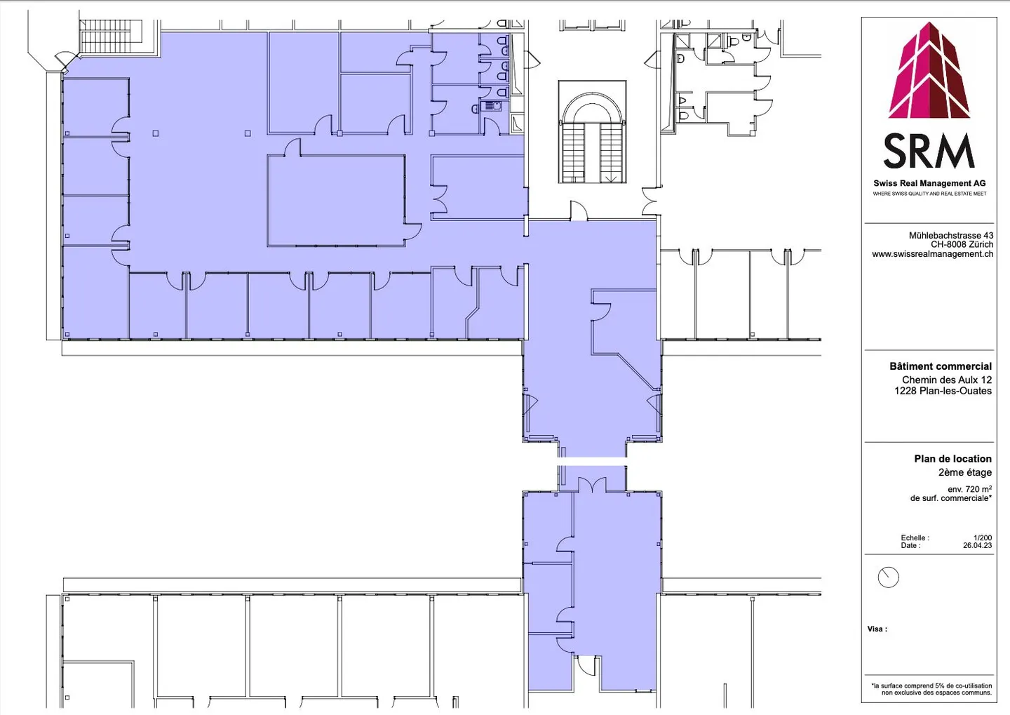 Magnificent premises of approx. 720m2 on the 2nd floor of CTN 12 - Photo 12 of 13