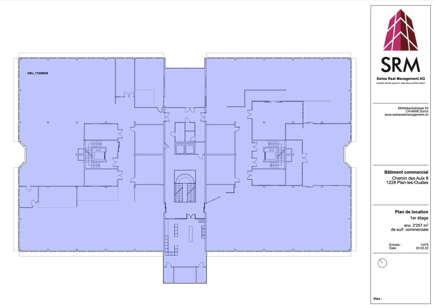 Wunderschöne Räumlichkeiten von ca. 2.257 m² im 1. Stock des CTN 8 - Foto 2 von 6