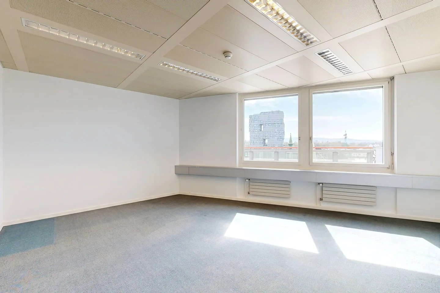 Luminaire et central - Bureau avec grande terrasse sur le toit près de la gare de Bâle SBB - Photo 7 sur 13