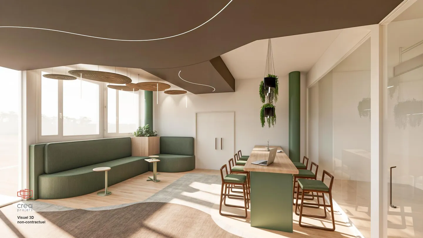 Surfaces de bureaux rénovées de 300m2 aux Cadolles - Foto 9 von 13