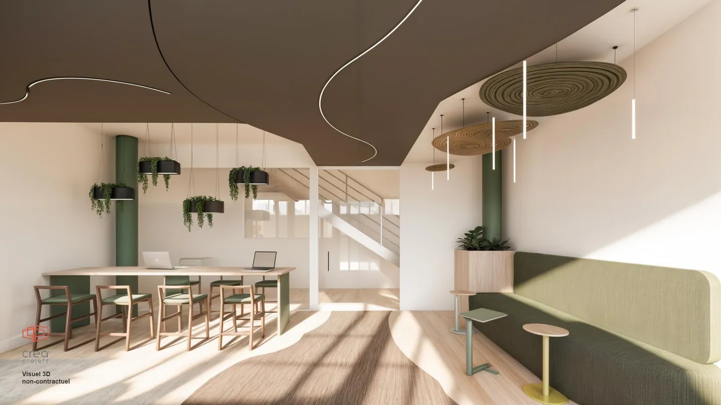 Surfaces de bureaux rénovées de 300m2 aux Cadolles - Foto 10 von 13
