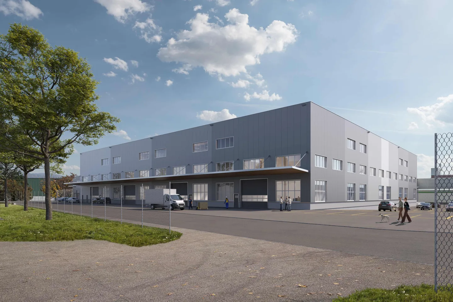 Newly built industrial hall with 5000 m² approved & flexible use - Photo 1 of 3
