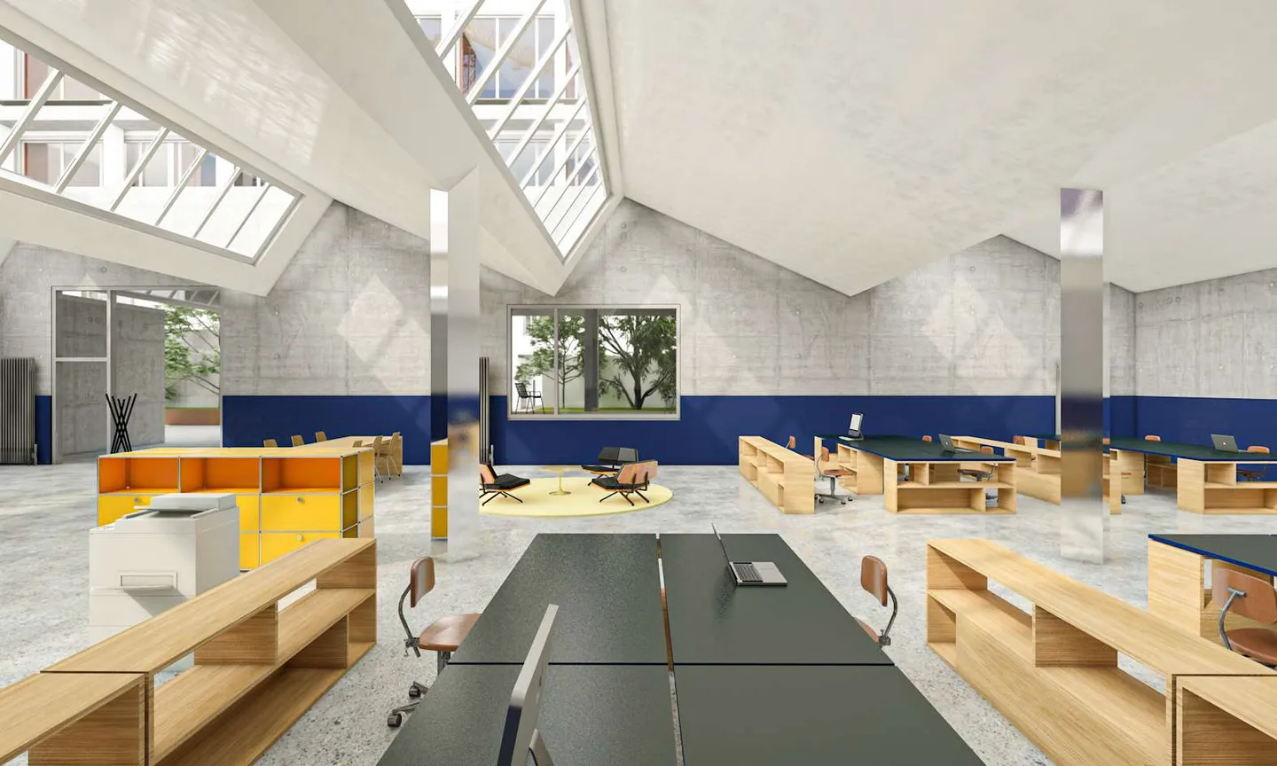 Espace commercial polyvalent avec hall de shed spacieux (340m²) et bureau (70m²) à Bâle - Photo 10 sur 12