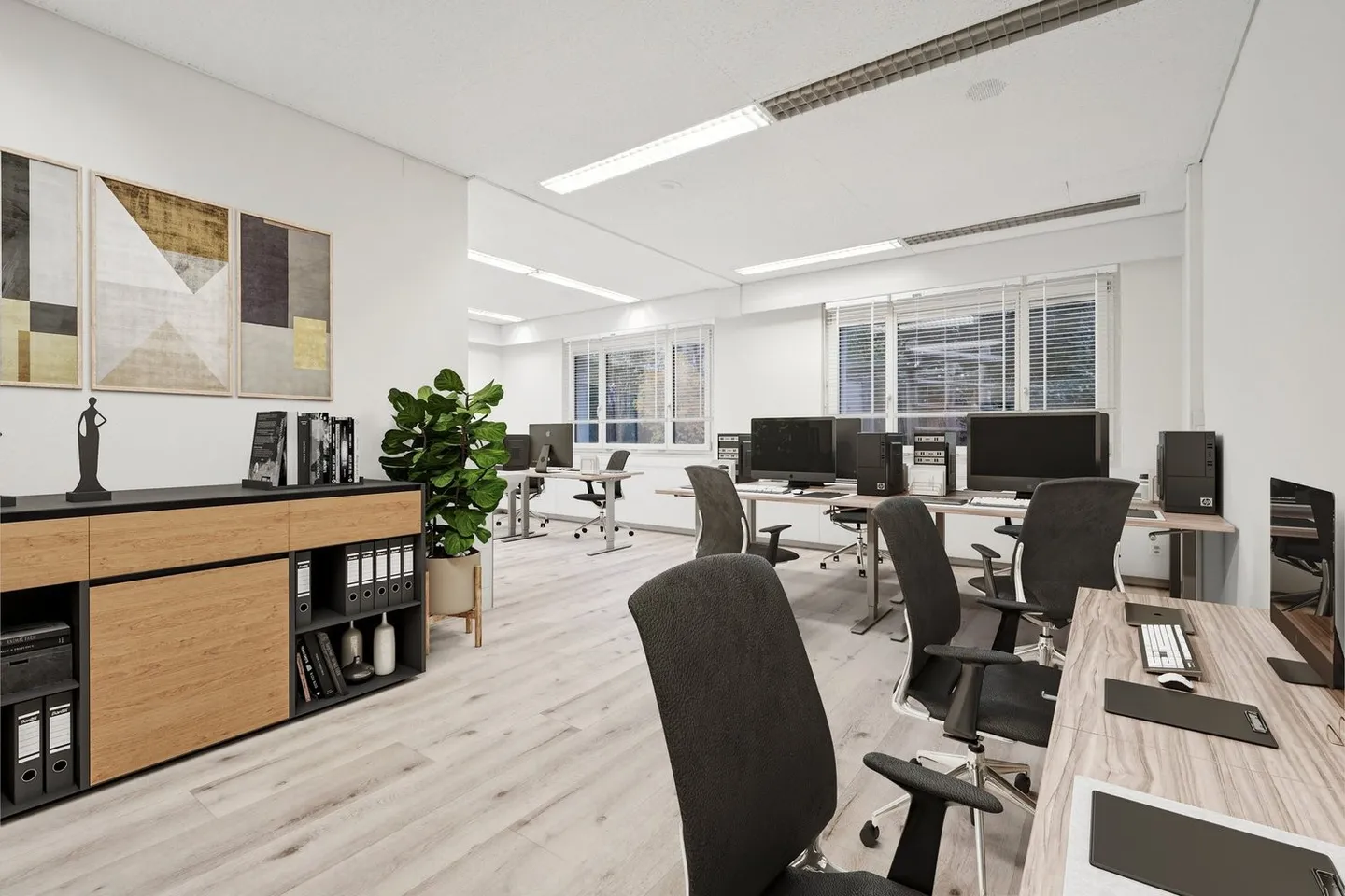 Interesting office on 2 levels (former bank branch) - Photo 8 of 13