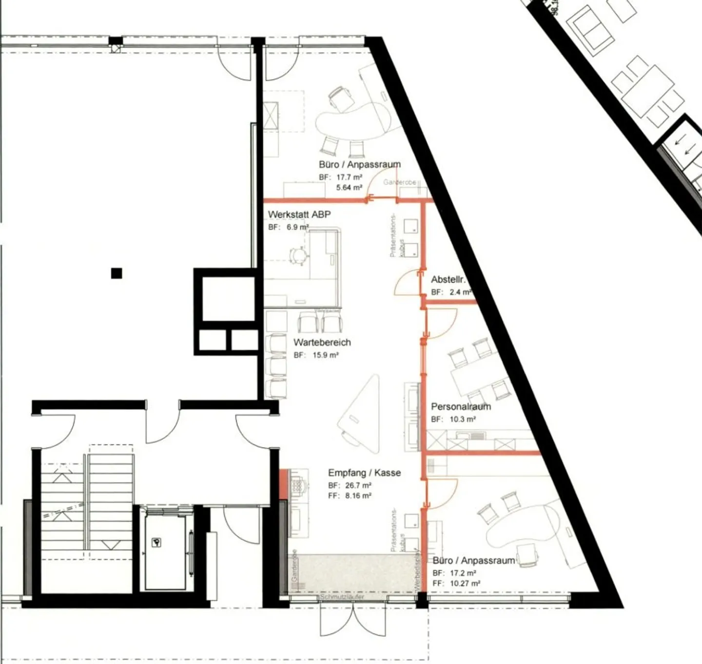 Espace commercial/bureaux utilisables de manière flexible dans un emplacement bien fréquenté - Photo 10 sur 10