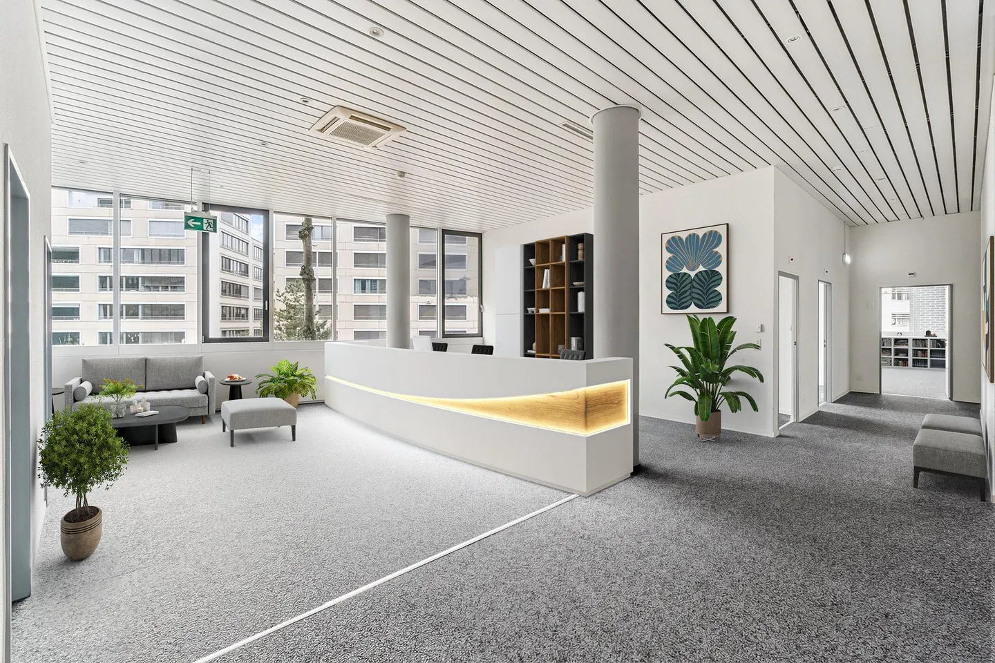 Espace de bureau central à louer à Zurich-Oerlikon - Photo 2 sur 8