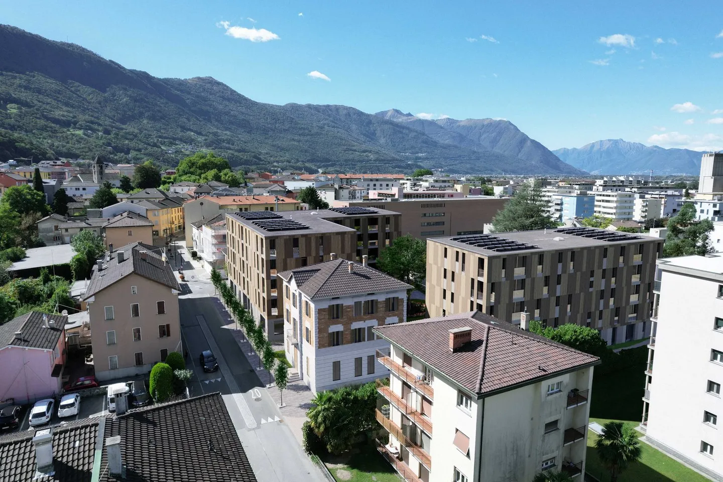Geräumiger Geschäftsraum in neuem Wohnkomplex in Giubiasco - Foto 3 von 3