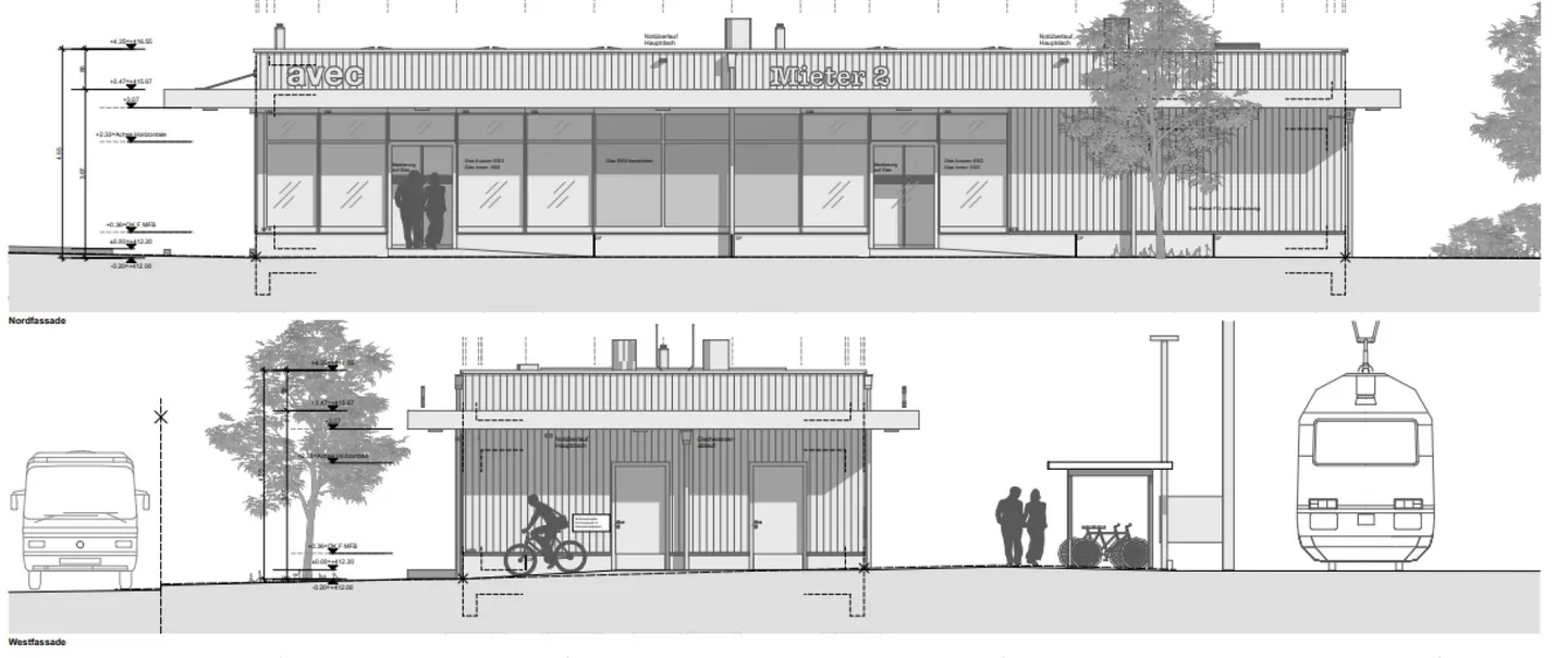 Nouvel espace commercial directement à la gare de Pfungen - Photo 3 sur 3