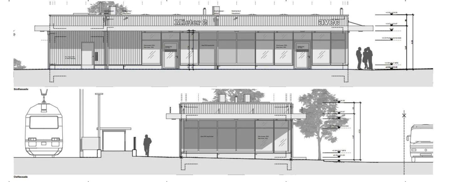 Nouvel espace commercial directement à la gare de Pfungen - Photo 2 sur 3