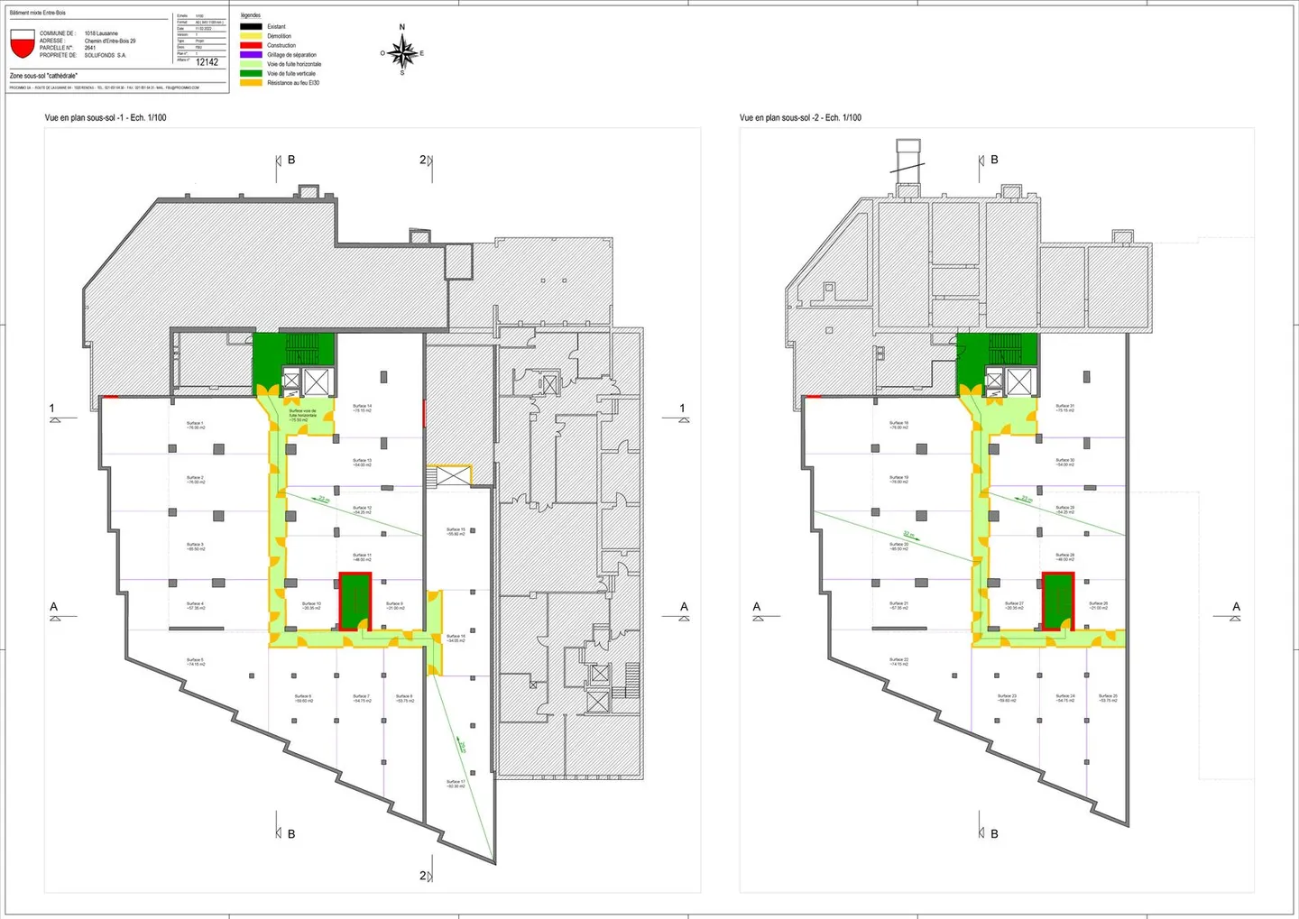Magazzino 20m2 – Posizione eccellente – Blécherette - Foto 1 di 1