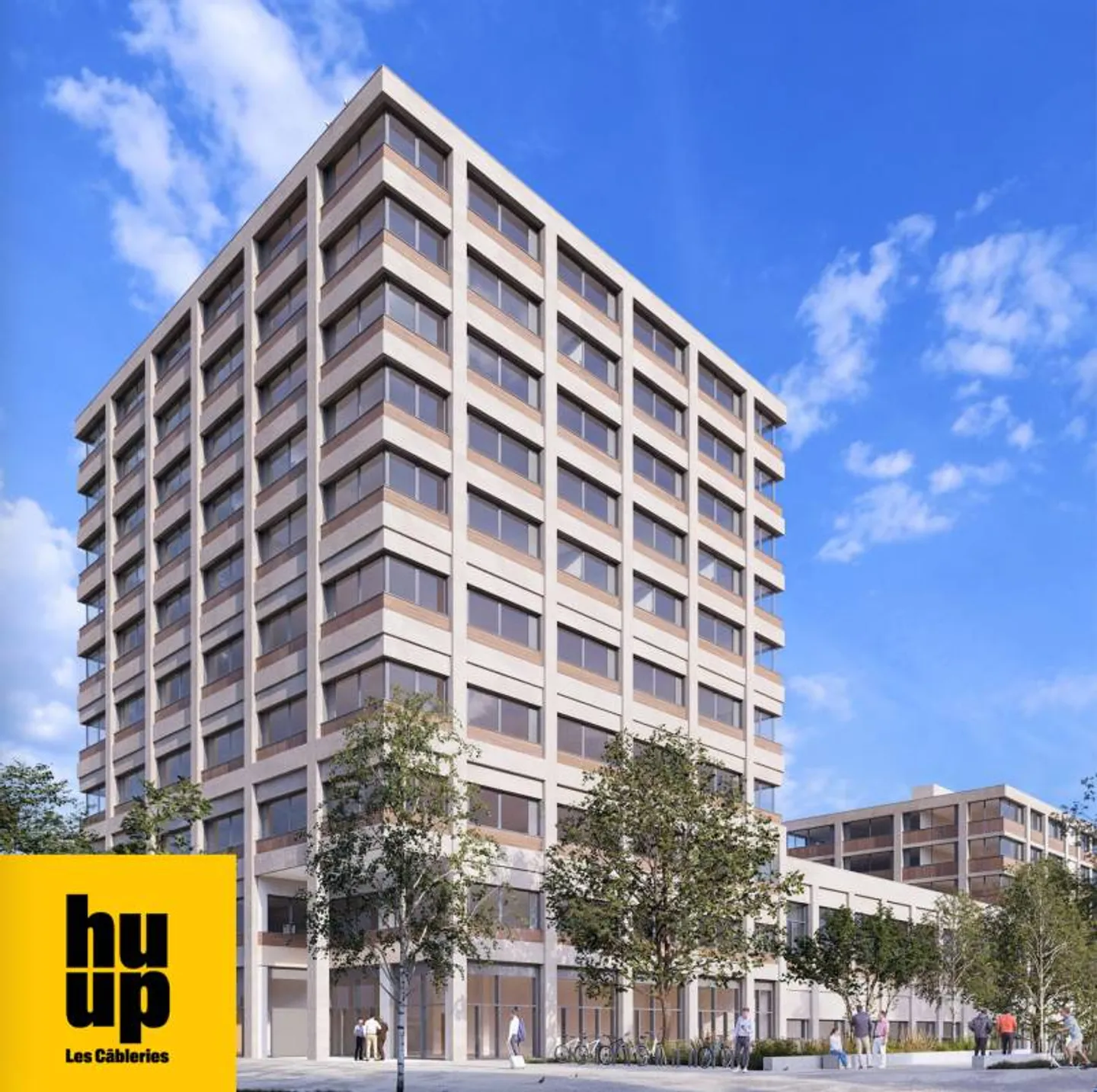 Vaudbureaux Minergie floors of 700 m2 divisible from 350 m2 at the foot of metro M1 and CFF station - Photo 7 of 8