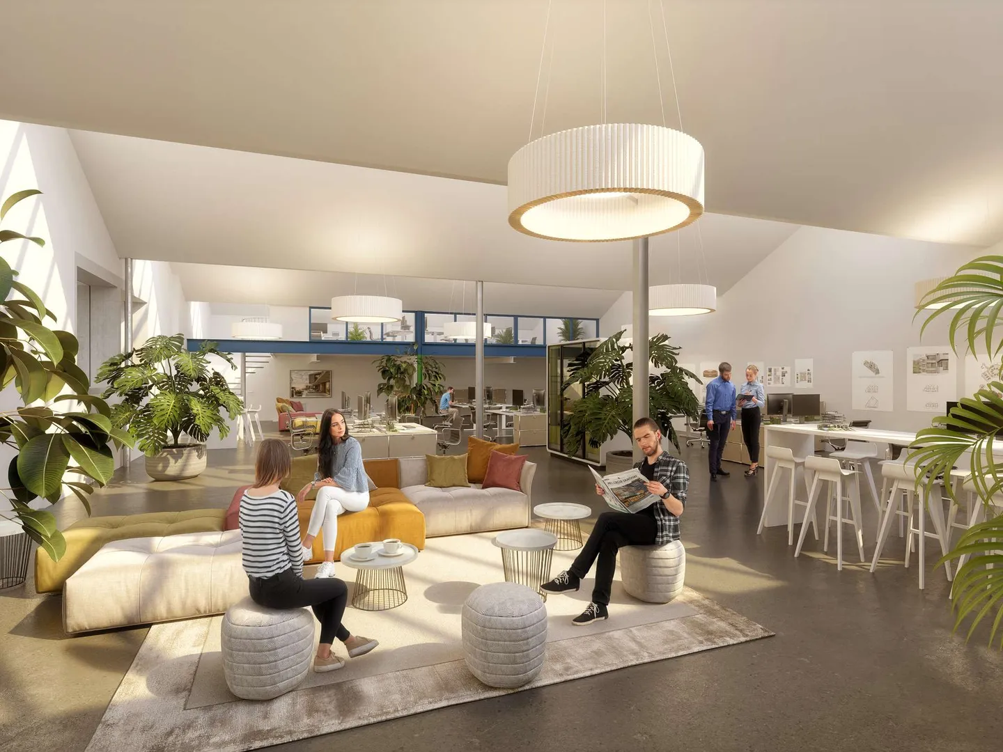 Espace commercial polyvalent avec hall de shed spacieux (340m²) et bureau (70m²) à Bâle - Photo 1 sur 12