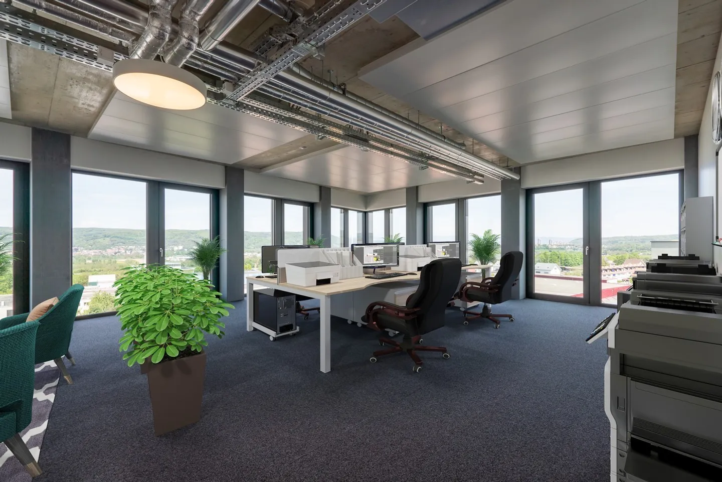 Modernes Büro im Ceres Tower - Foto 3 von 6
