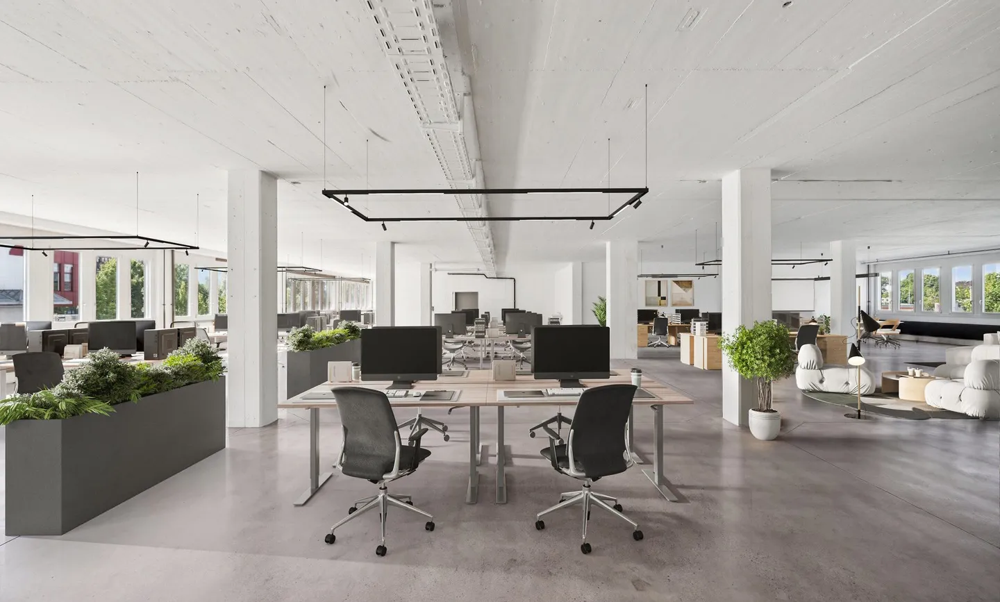 Espace commercial flexible de 488 m² pour bureau, atelier, showroom ou entrepôt à Cham - Photo 1 sur 11