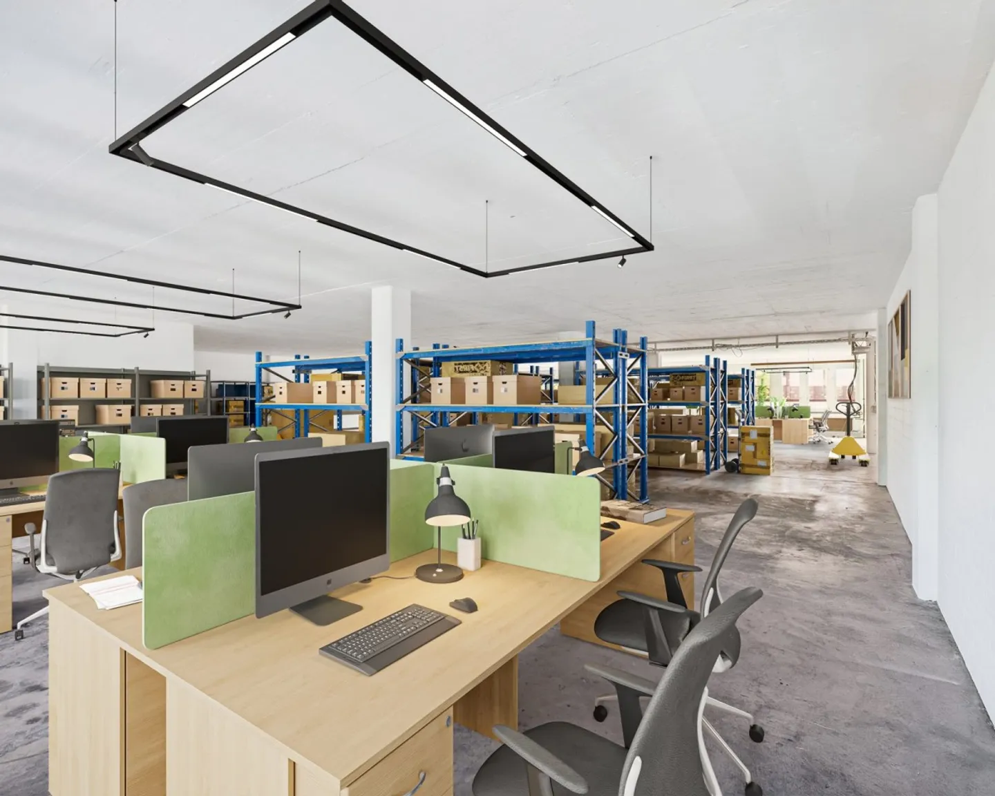 Espace commercial flexible de 488 m² pour bureau, atelier, showroom ou entrepôt à Cham - Photo 9 sur 11