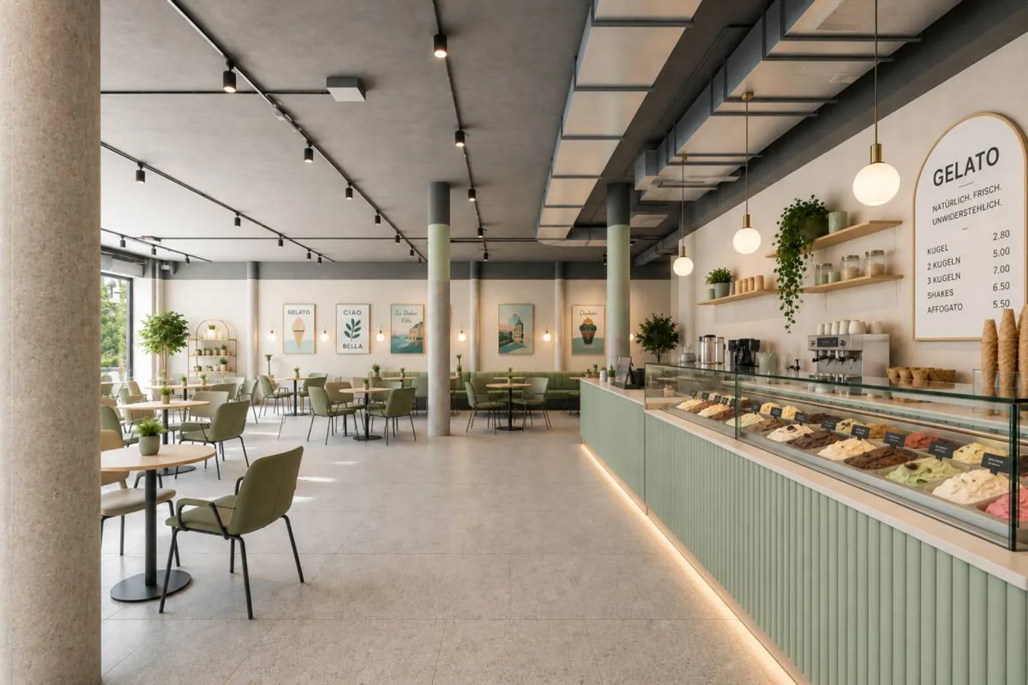 Gastro area in Mühlematt Center Oberwil - Photo 1 of 9
