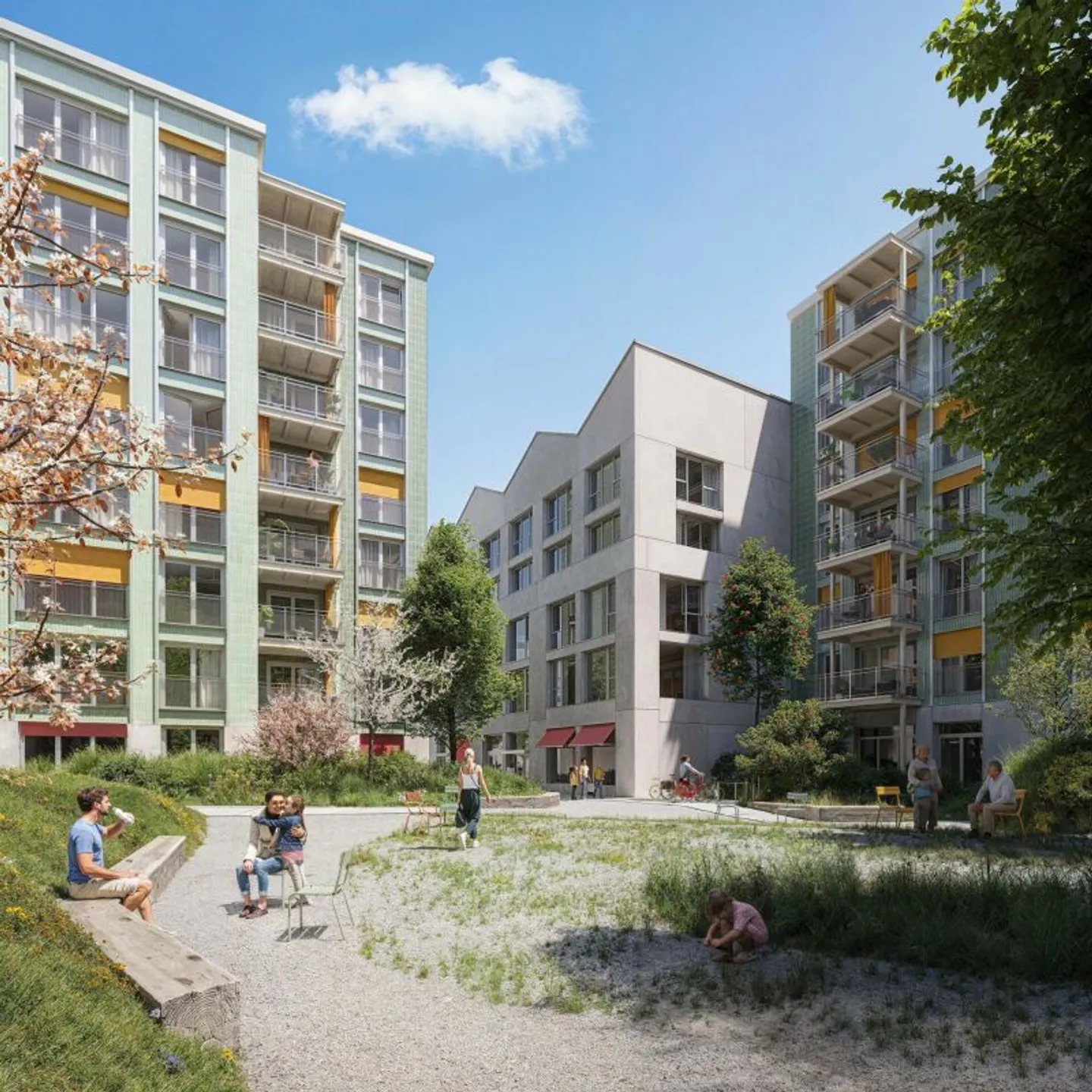 Grow Beyond Yourself - Studio with 9 Meters Ceiling Height in the Vibrant Lymhof - Photo 6 of 7