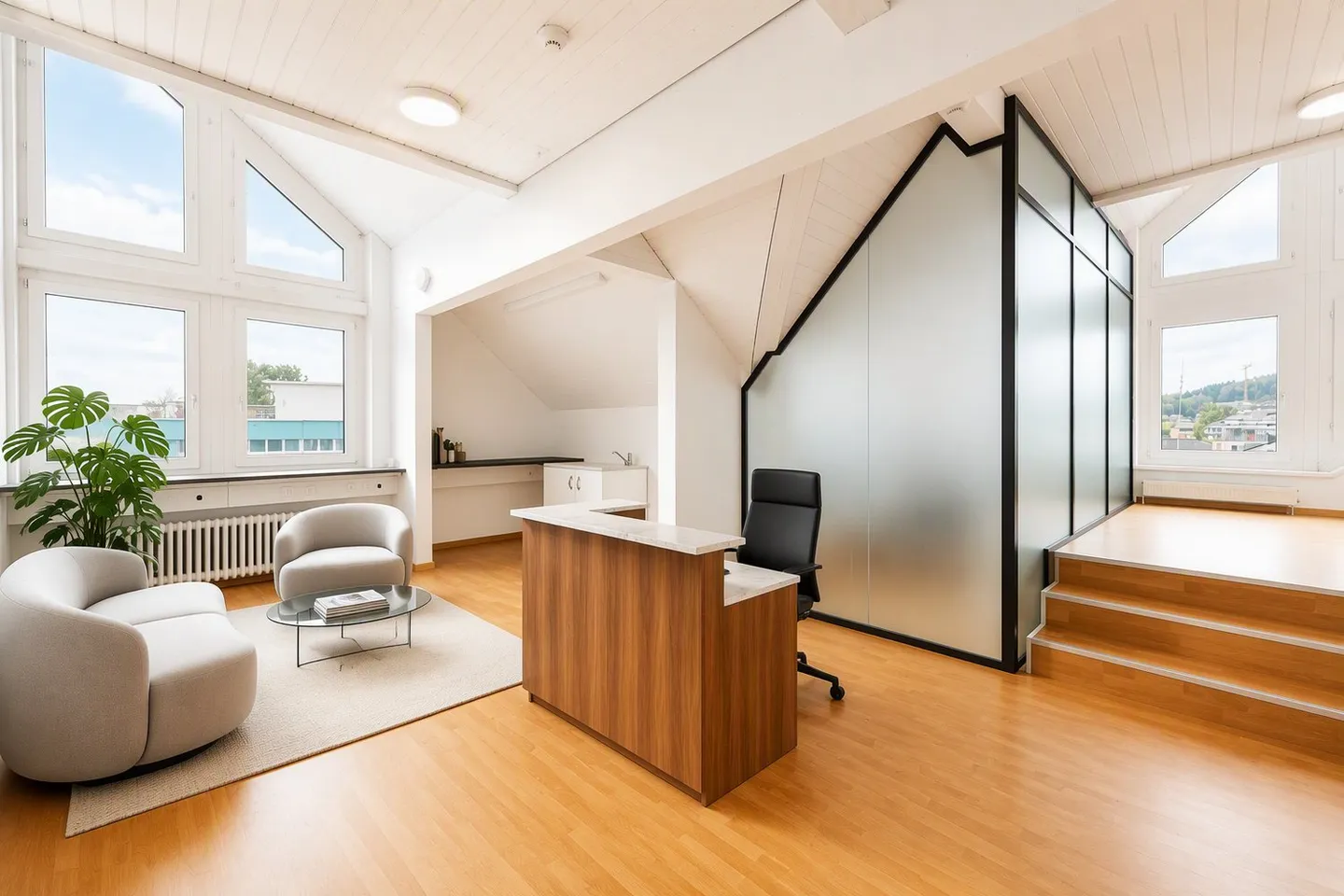 Bright office space in a central location in Berikon - Photo 5 of 6