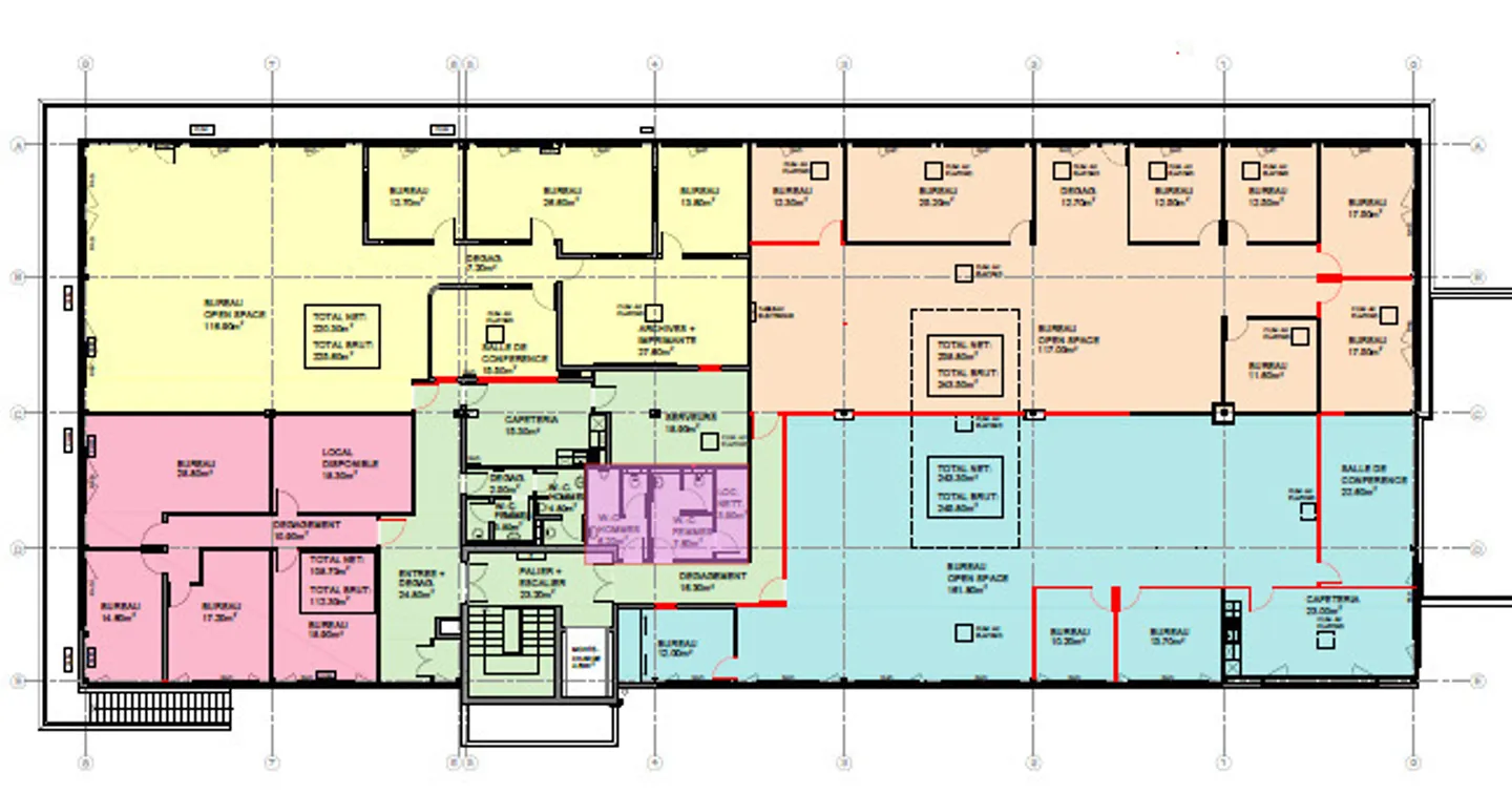 Fläche 1000m2 - Fitness/Showroom/Büro - bis zu 75 Parkplätze - Foto 4 von 4
