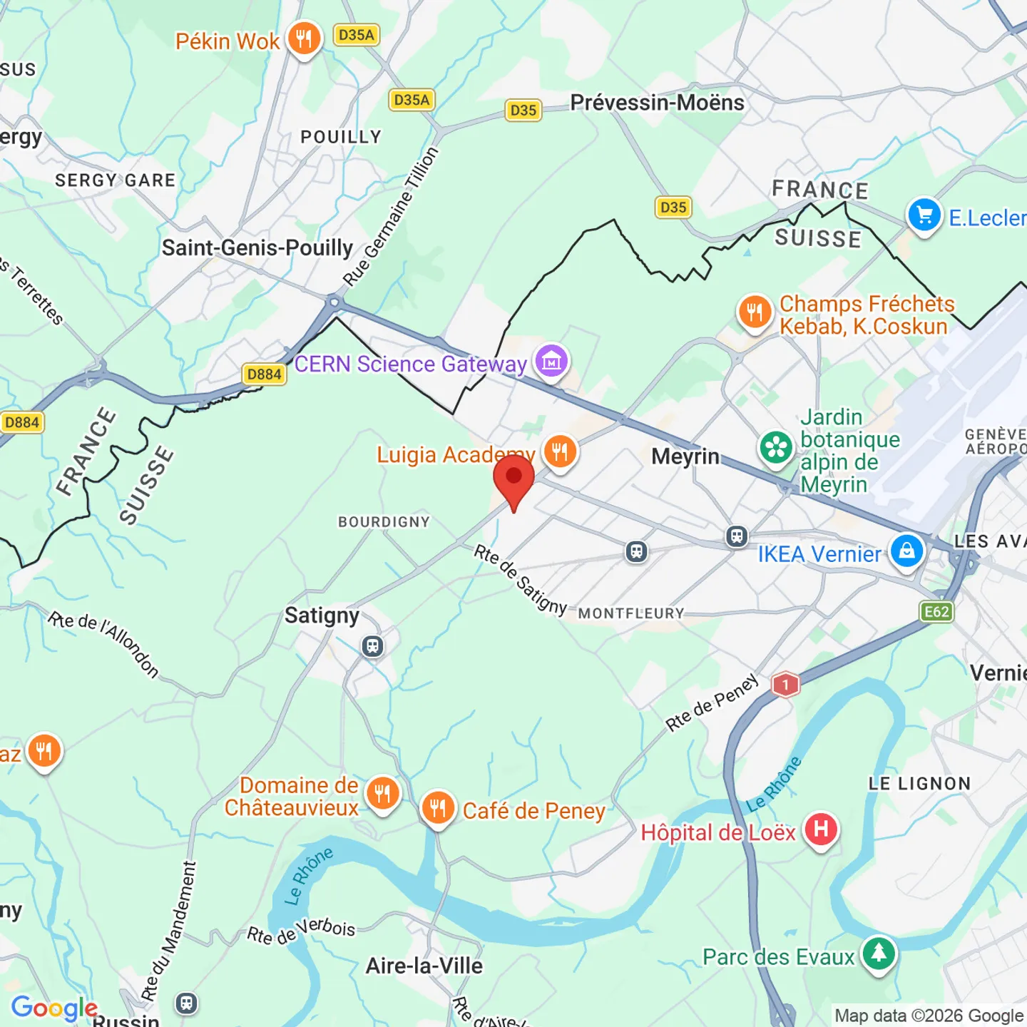 Büro - 21 m² - Nahe Annehmlichkeiten/Transport - Satigny - Foto 6 von 6