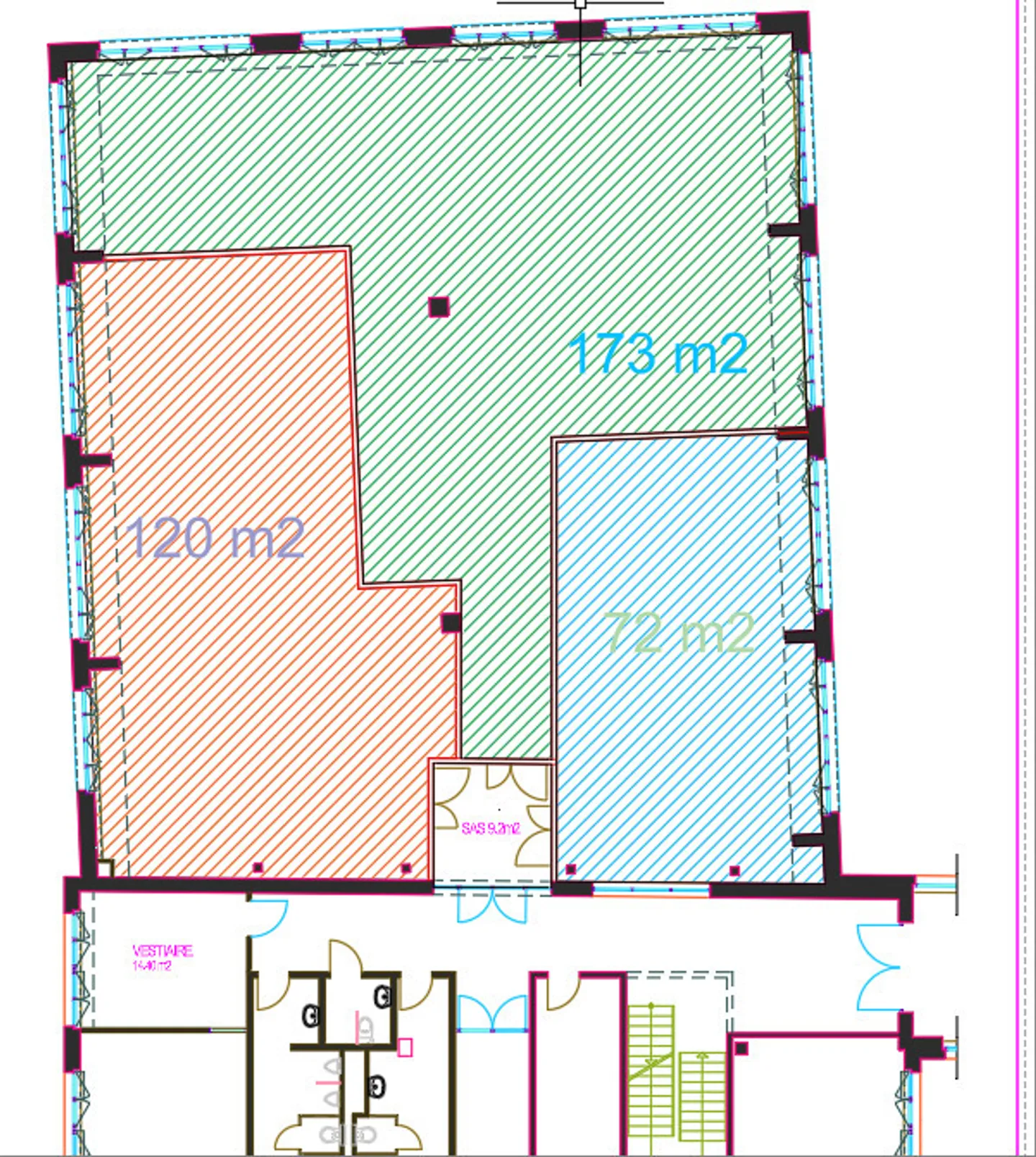 Geräumiges Büro/Atelier 120m2 - Foto 7 von 7