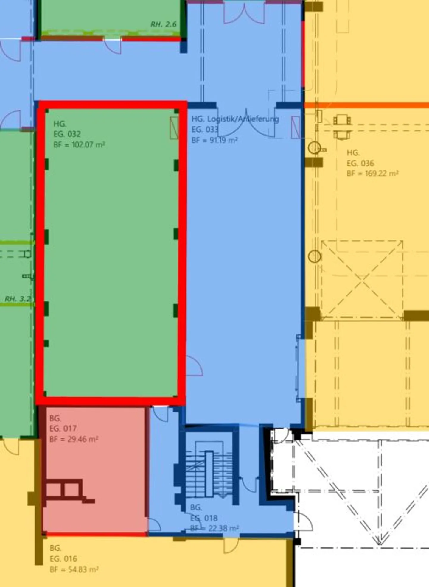 Storage space on the ground floor with ground-level access - 102 m² - Photo 4 of 4