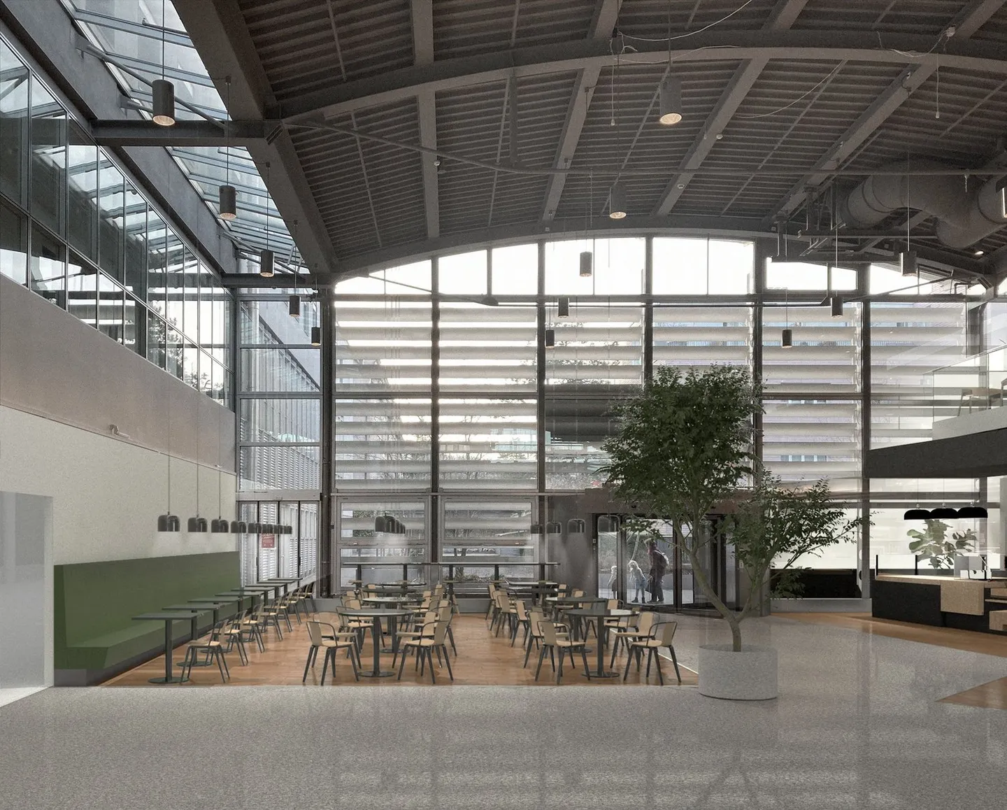 Espace commercial moderne à louer dans le centre Migros de Wiedikon - Photo 1 sur 8