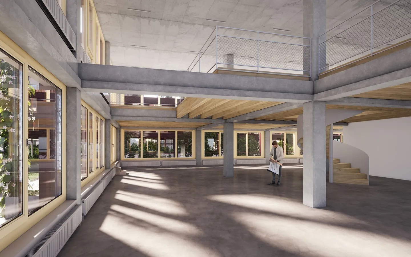 Next Level Spaces - spazi per uffici e commerciali altamente flessibili nell'area Papieri a Cham - Foto 10 di 10