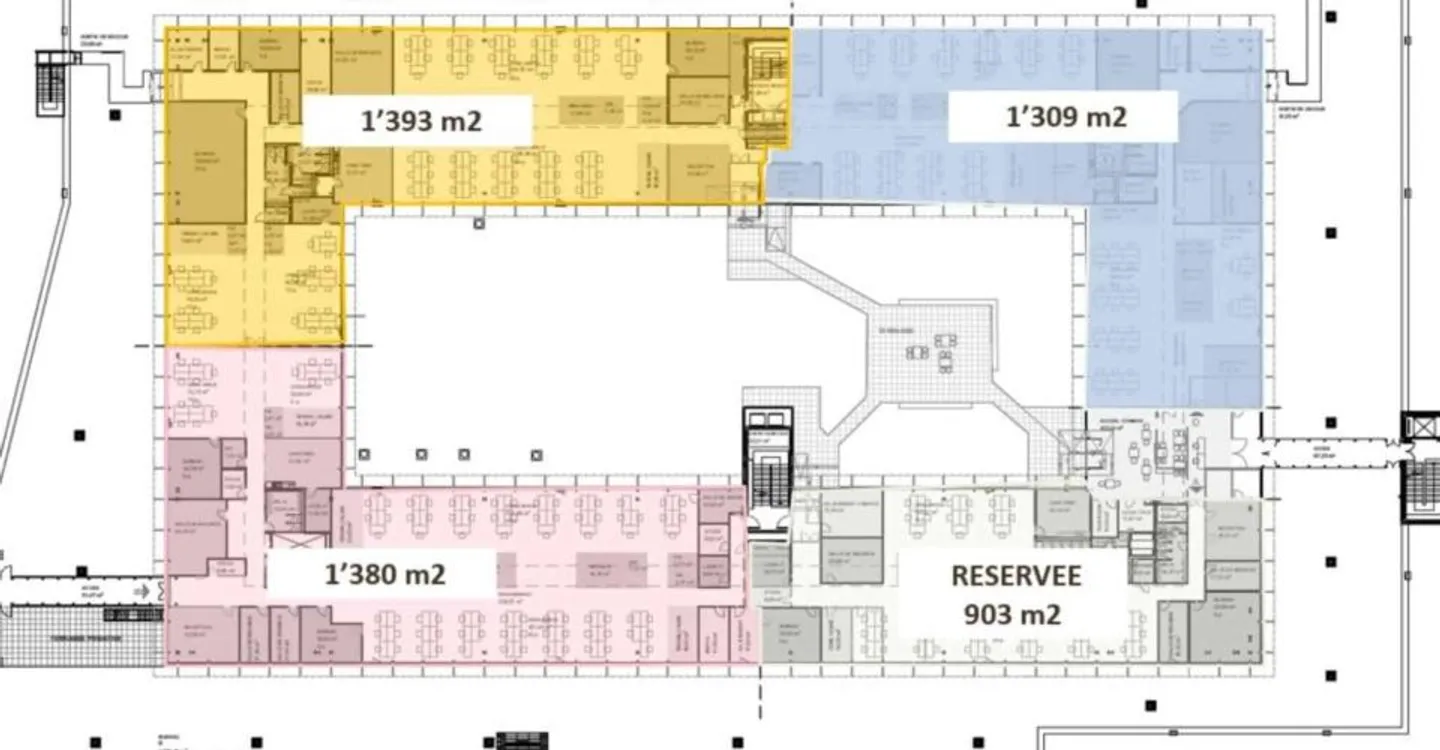 Vernier - Plateau de 5'000 m2 en attique - Immeuble IKEA - Photo 10 of 11