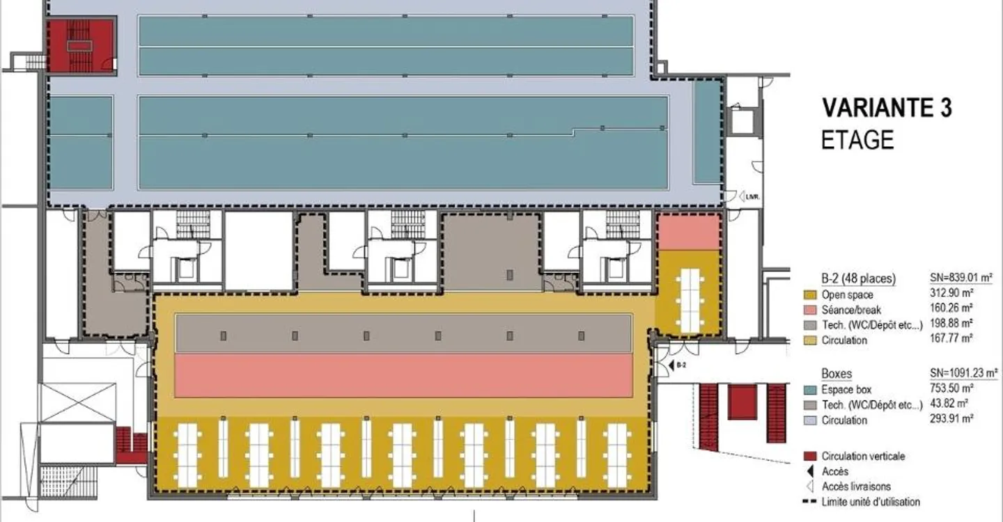 SURFACE COMMERCIALE DE 900 M² ENV. DIVISIBLE AU 1ER ETAGE - Photo 10 of 13