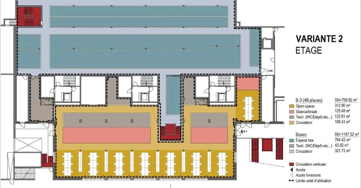 SURFACE COMMERCIALE DE 900 M² ENV. DIVISIBLE AU 1ER ETAGE - Photo 8 of 13
