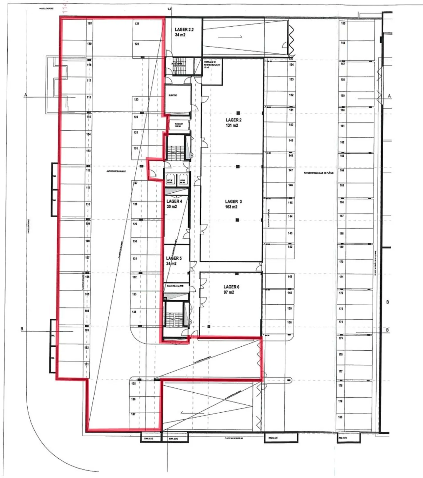 Private parking garage for nearly 50 vehicles! - Photo 4 of 4