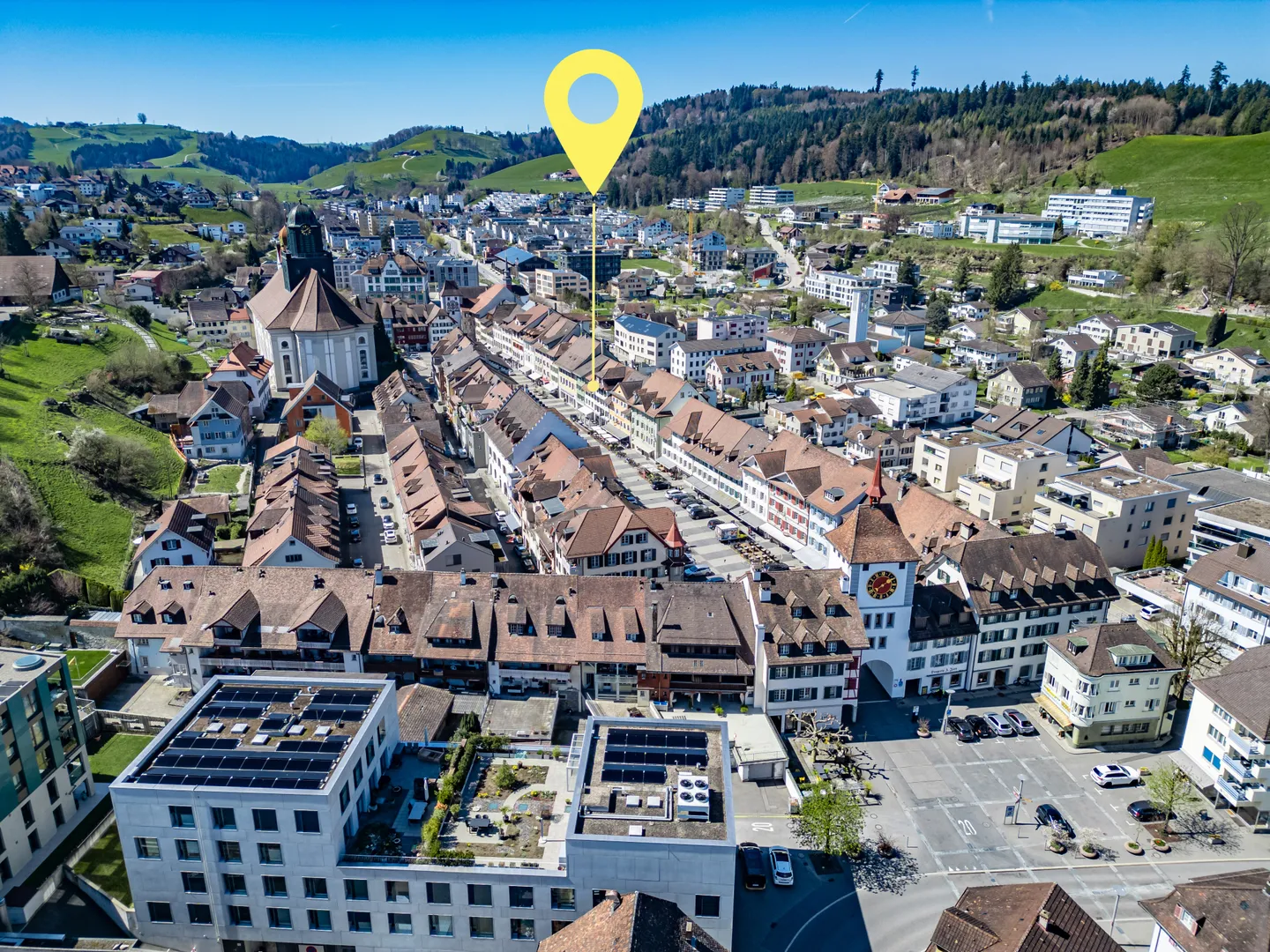 Working in the middle of Willisau's old town - Photo 1 of 10