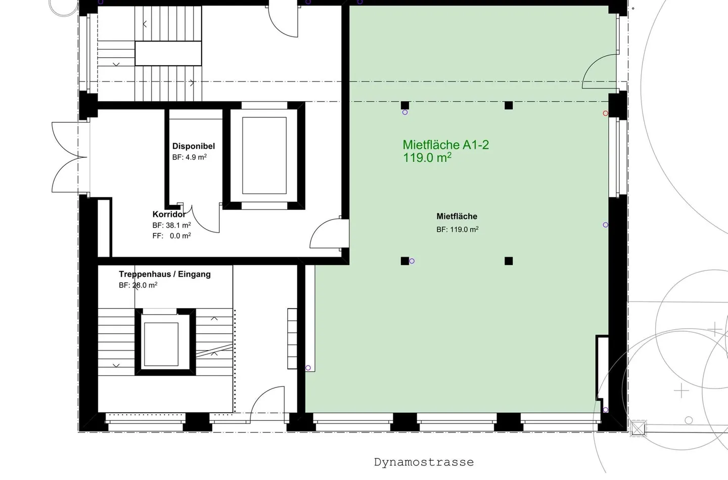 Müllerbräu Areal Baden: dernière surface: 119 m² de surface au rez-de-chaussée dans le quartier branché directement à la gare - Photo 8 sur 8