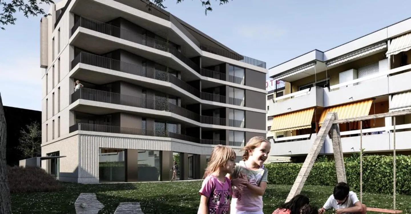 Zu vermieten - neuer Gewerberaum in Martigny - Projekt "Le 15" - Foto 3 von 3