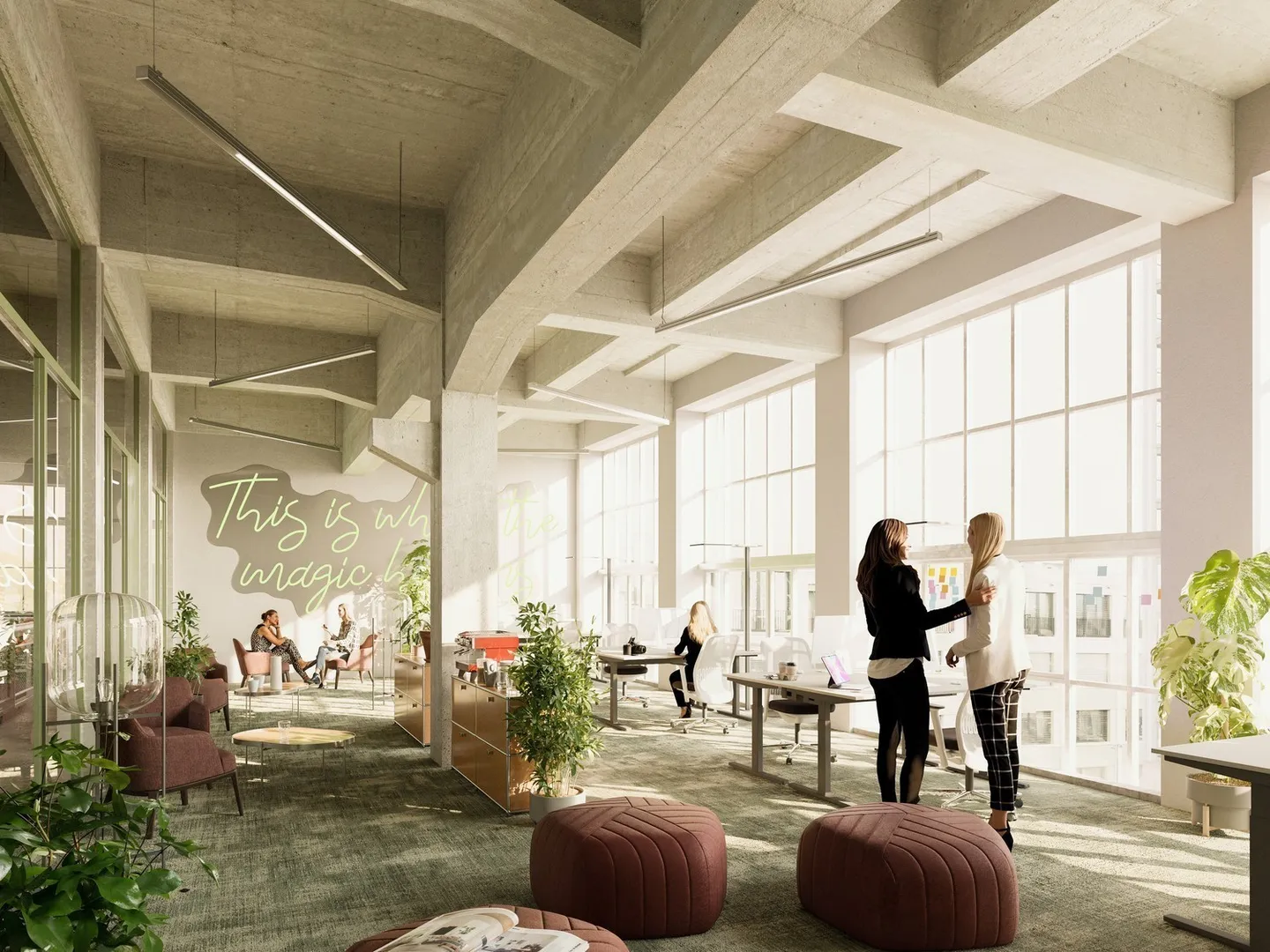 Kesselhaus - Office with industrial charm on the Papieri site in Cham - Photo 4 of 5