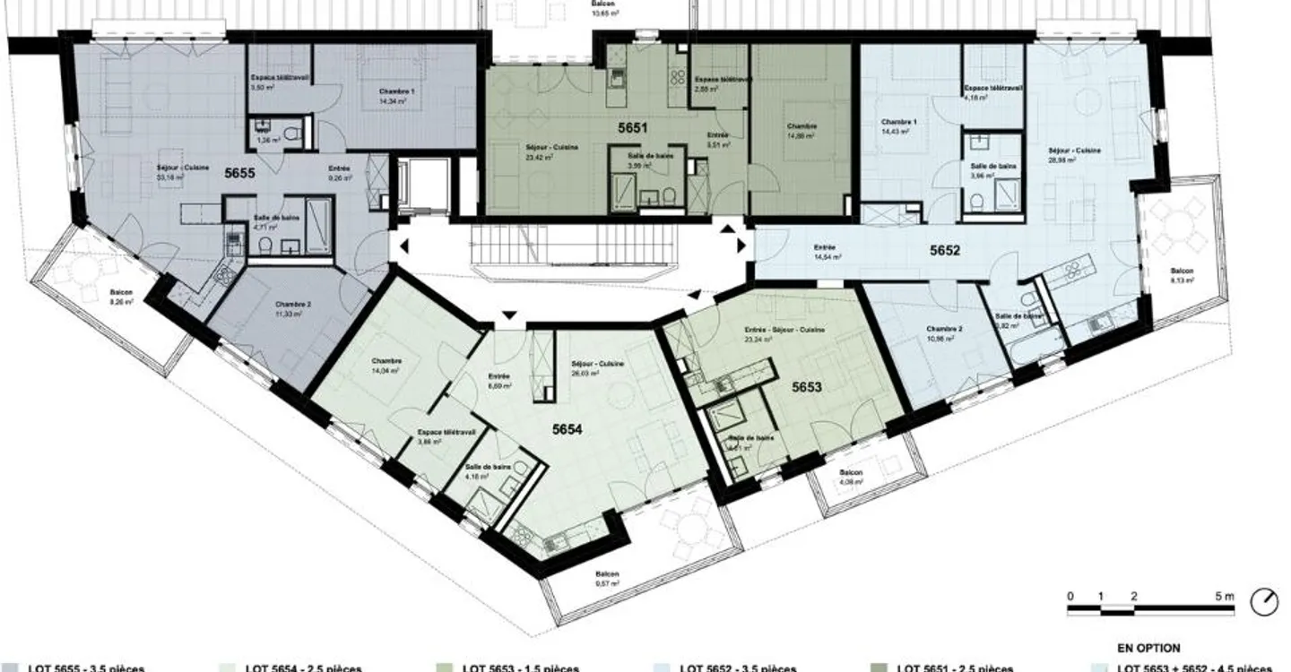 Appartement moderne au Sentier - Photo 3 sur 9