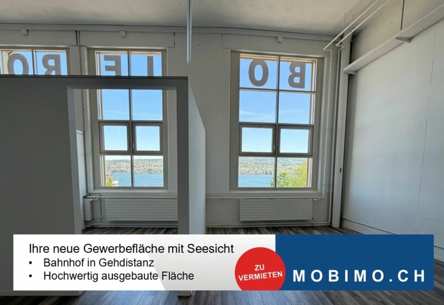 Espace commercial moderne avec vue sur le lac dans les Seehallen Horgen - Photo 1 sur 9