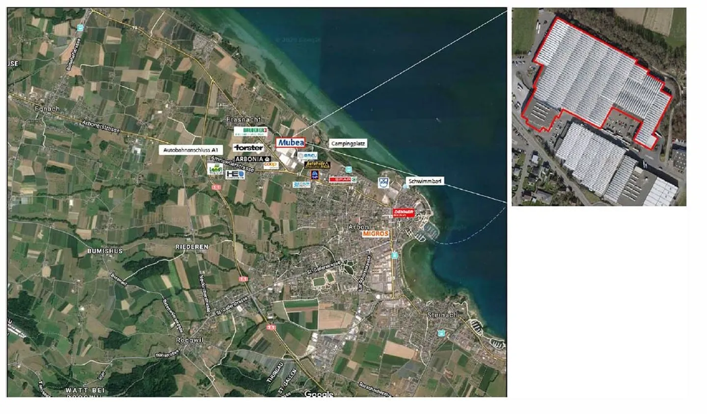 vielseitige Industrie- und Gewerbeflächen in Arbon mit hervorragender Infrastruktur – bis 33’000 m² - Photo 4 of 13