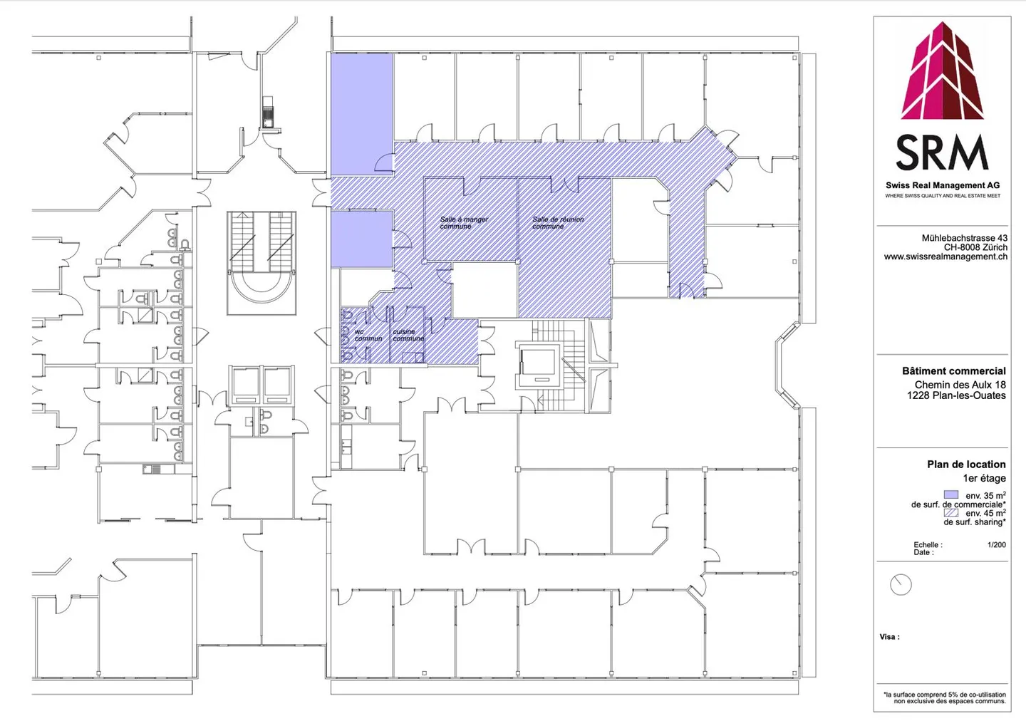 Gemeinschaftsbüro in Plan-les-Ouates - Foto 1 von 2