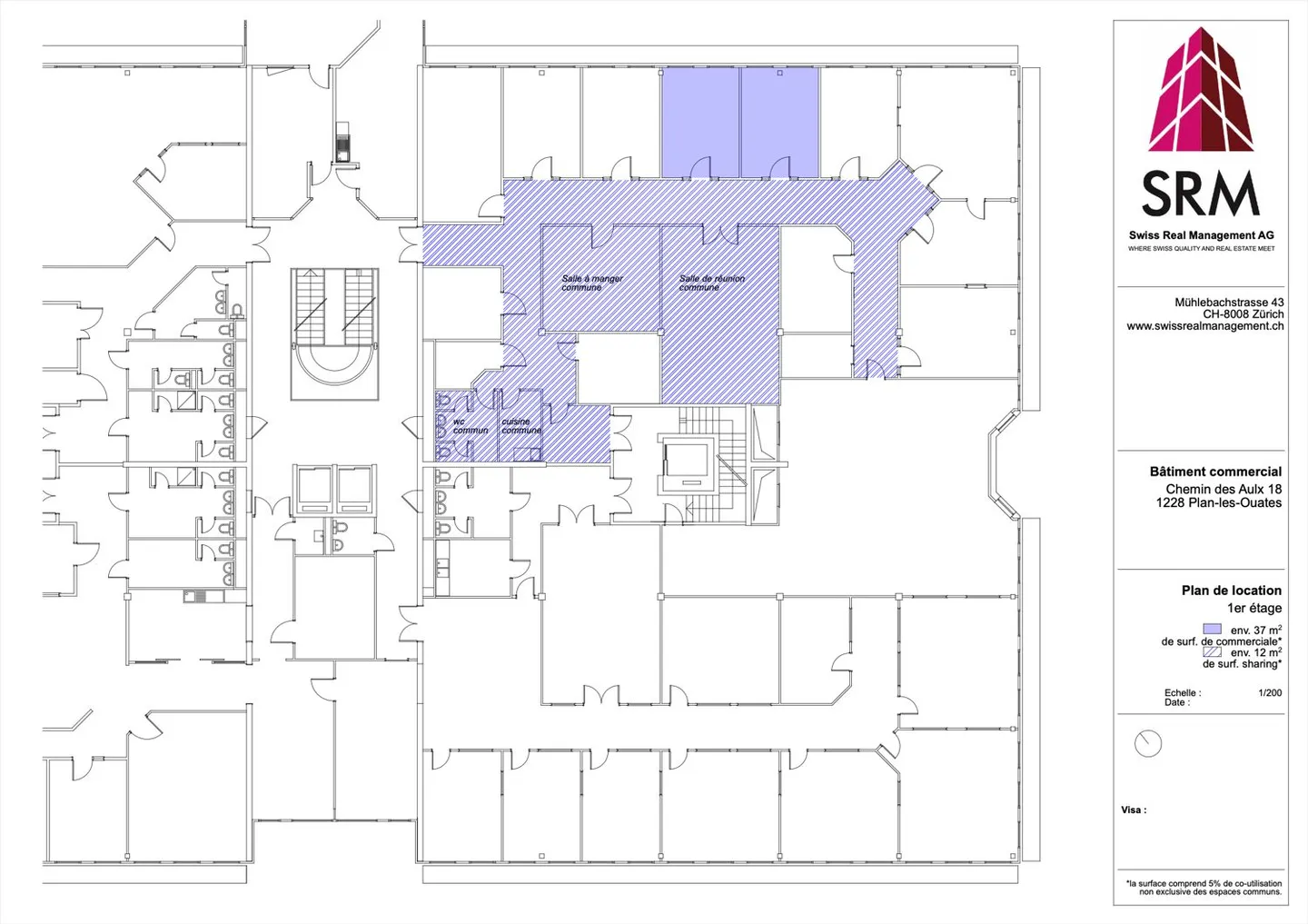 Gemeinschaftsbüro in Plan-les-Ouates - Foto 1 von 2