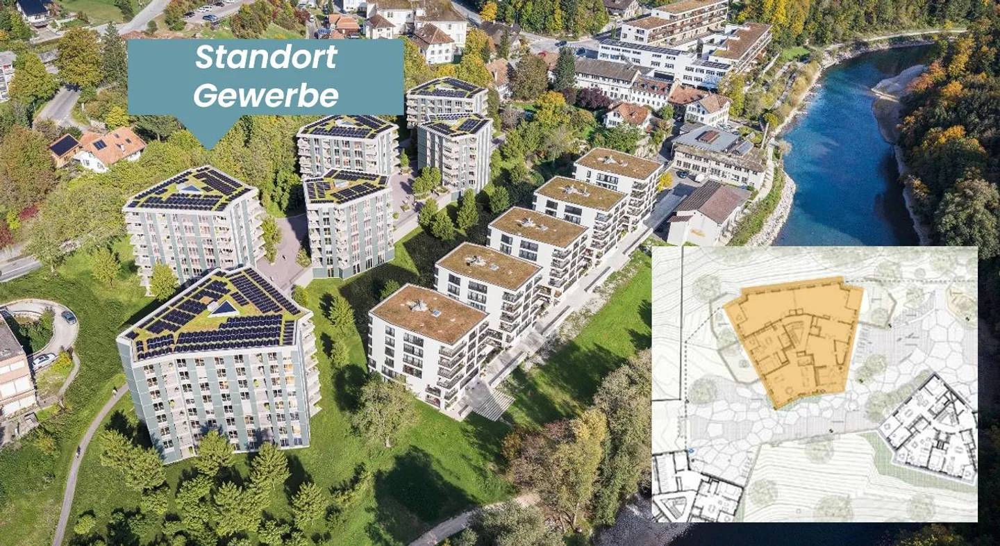 Welcome to Aarerain, the Plus Energy District in Worblaufen near Bern - Photo 2 of 2