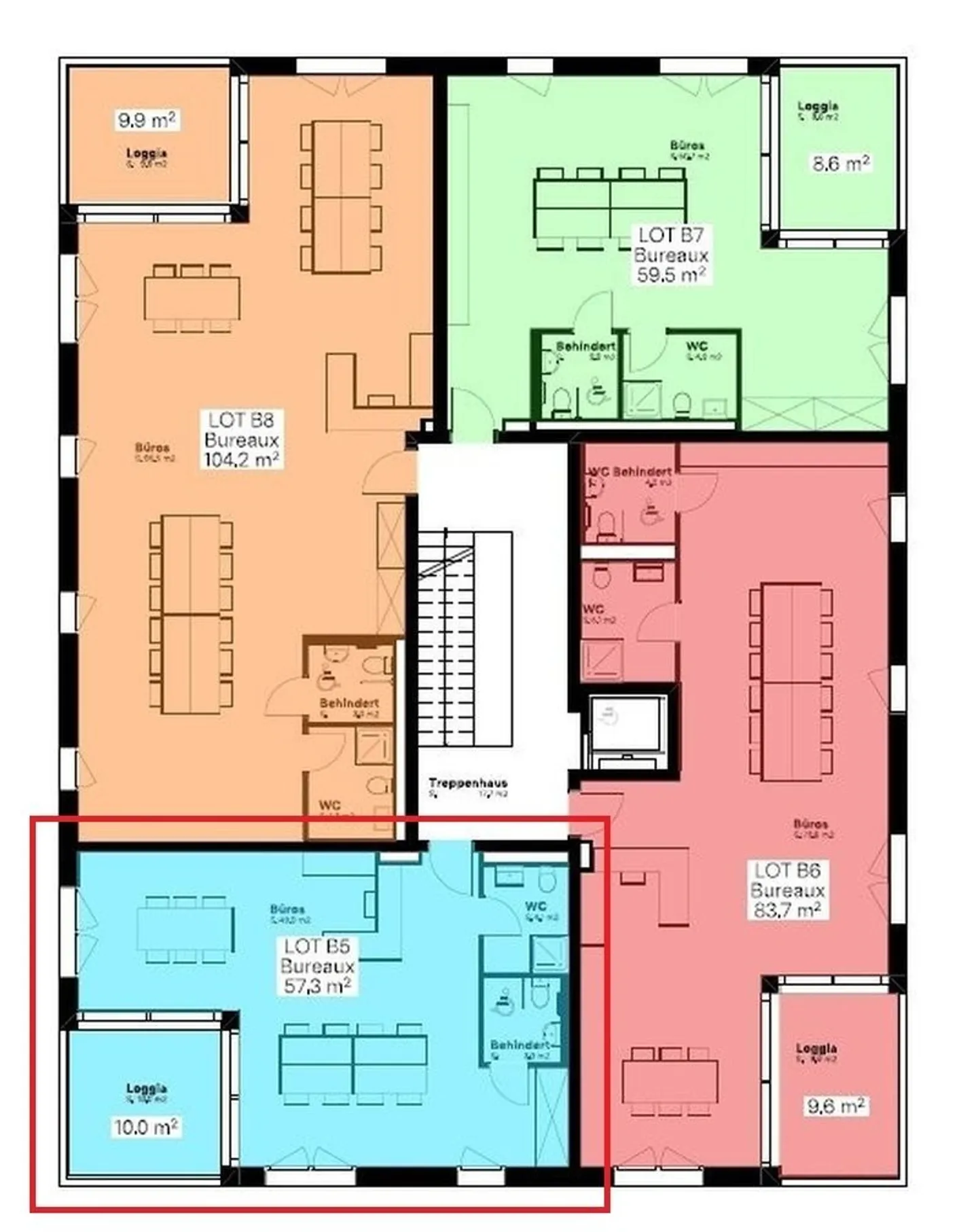 Flexible usable raw construction areas from 57m2 - Photo 7 of 7