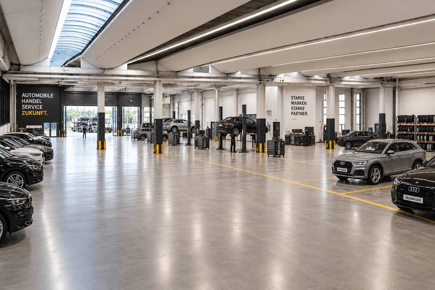Hünenberg Business Hub | Spazi commerciali a partire da 1.000 m² per produzione, commercio, tempo libero e showroom - Foto 3 di 13