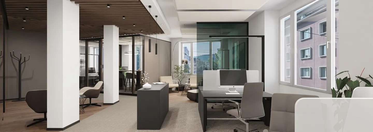 Attractive, newly renovated office spaces in a prime location in Zurich-Oerlikon - Photo 1 of 3