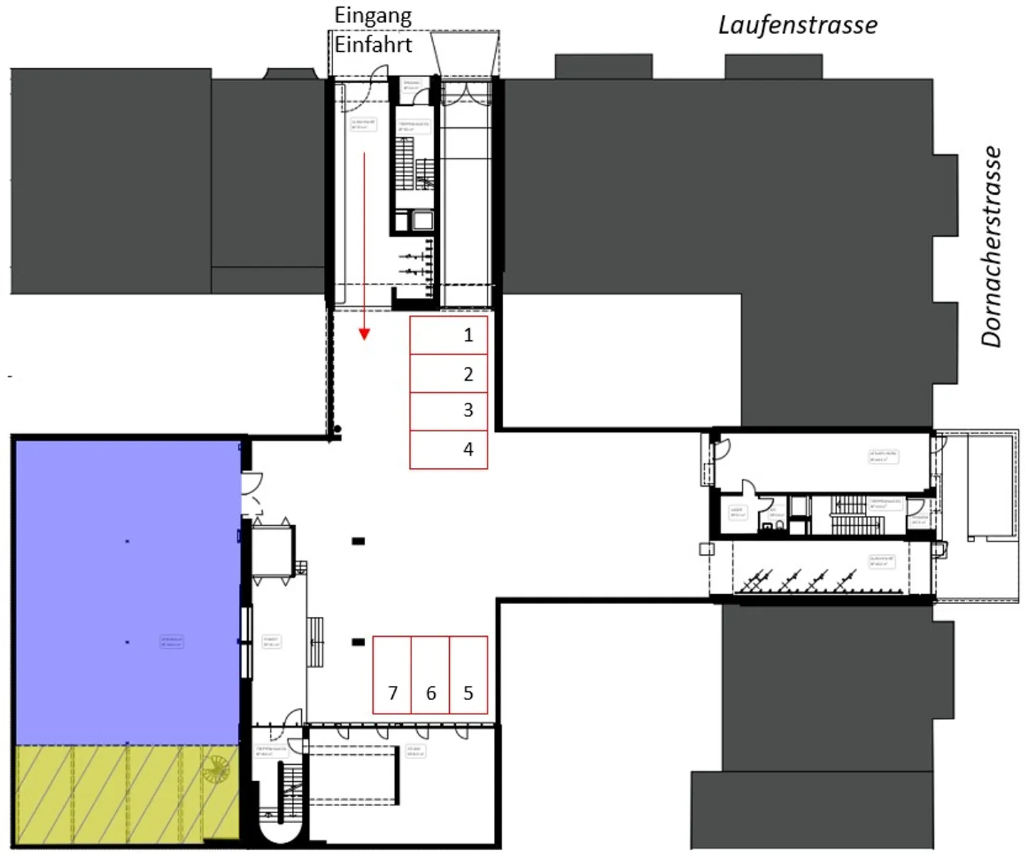 Shed hall with 400m2 commercial space & 58m2 studio with high visibility - Photo 4 of 4